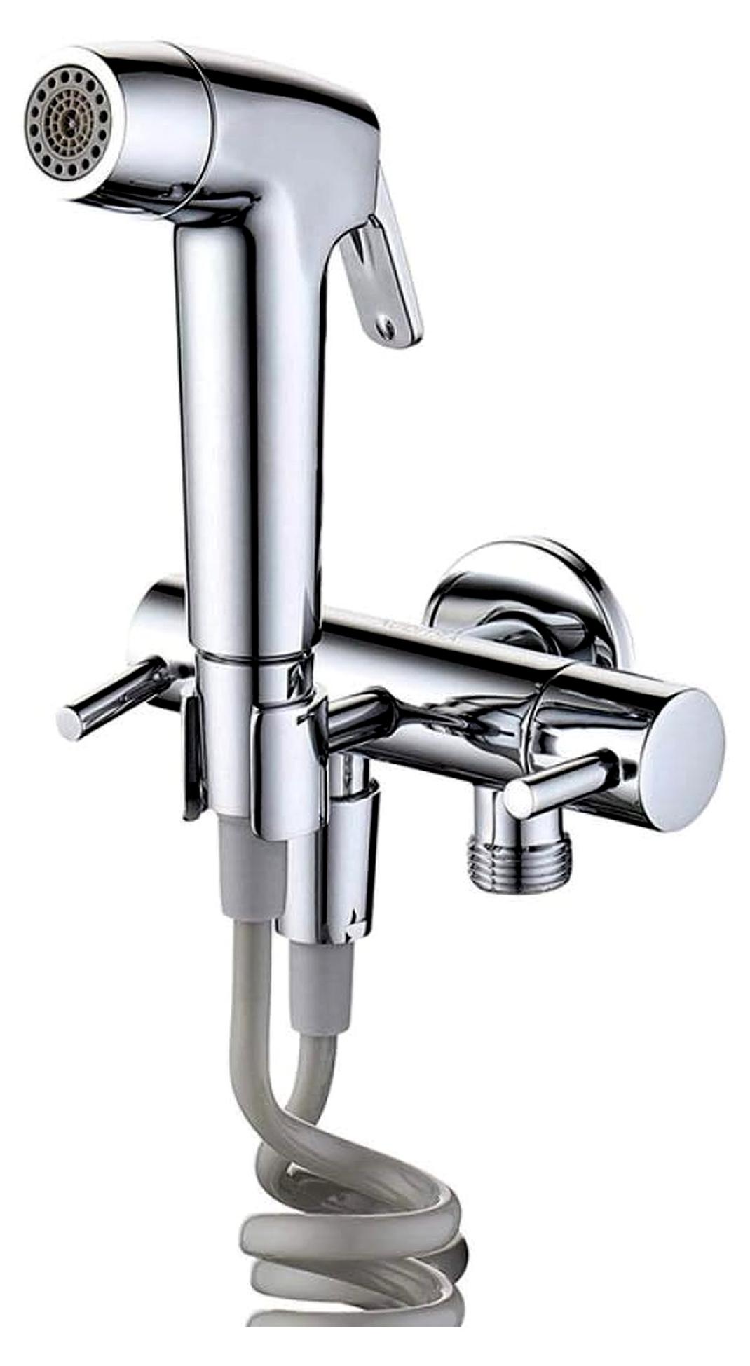 Markenlos Handbrause for Toilette, WC-Eckventil, Duschbrause, Windelbrause for Toilette, Wasserbrause, einstellbare Druckregelung