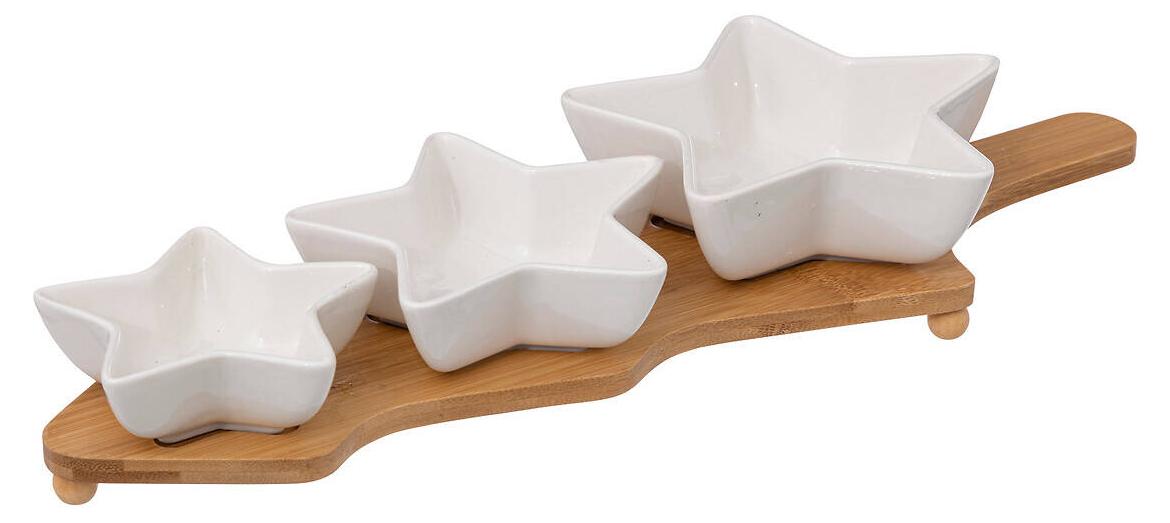 Atmosphera 3-teiliges aperitifset stern - Feeric Lights & Christmas