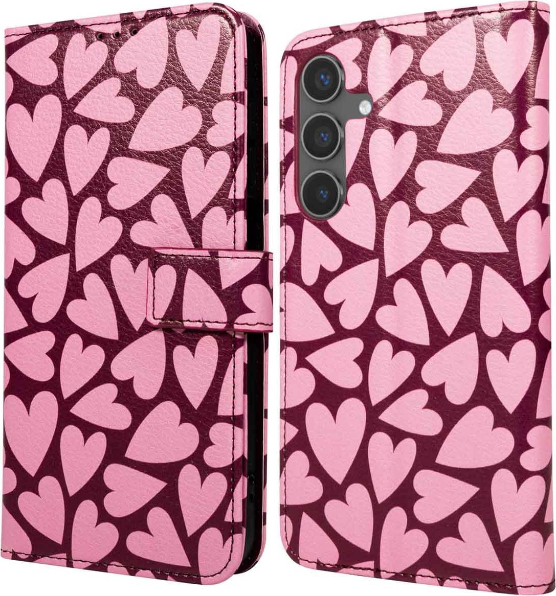 Kryt Samsung Galaxy S25 FE - Imoshion Leatherette - imoshion Flip Flap - Viacfarebný