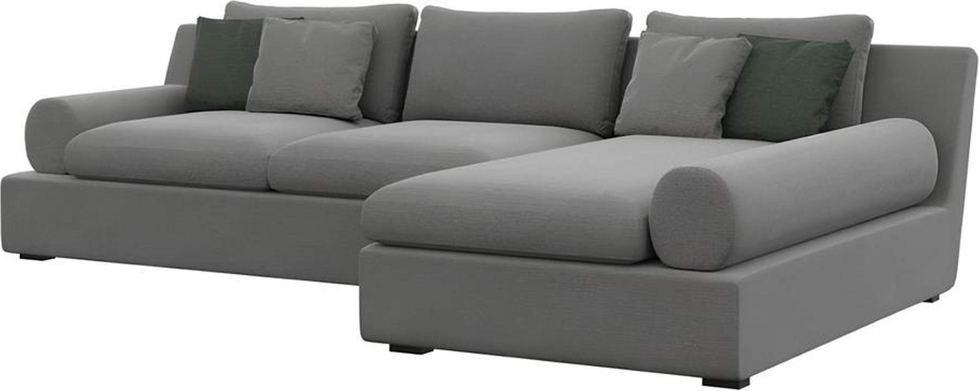 AEA Ecksofa Ästhetik der Form und Weichheit des Stoffes