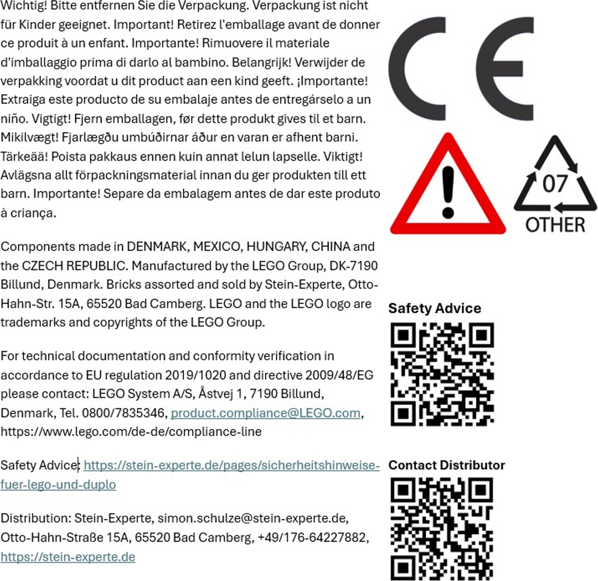 LEGO® DUPLO® Biomarkt - 10983 NEU! Teile 40x