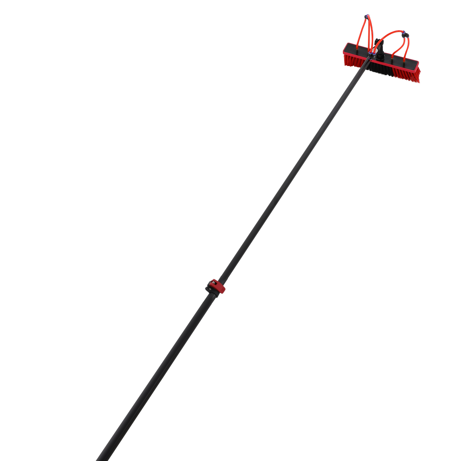 GreatDEshop2021 Wasserzufuhrstange, Fensterreiniger, Verstellbare Wasserzufuhrstange, Fenster Reinigung Wasser Bürste JKEJEI-000600-WL