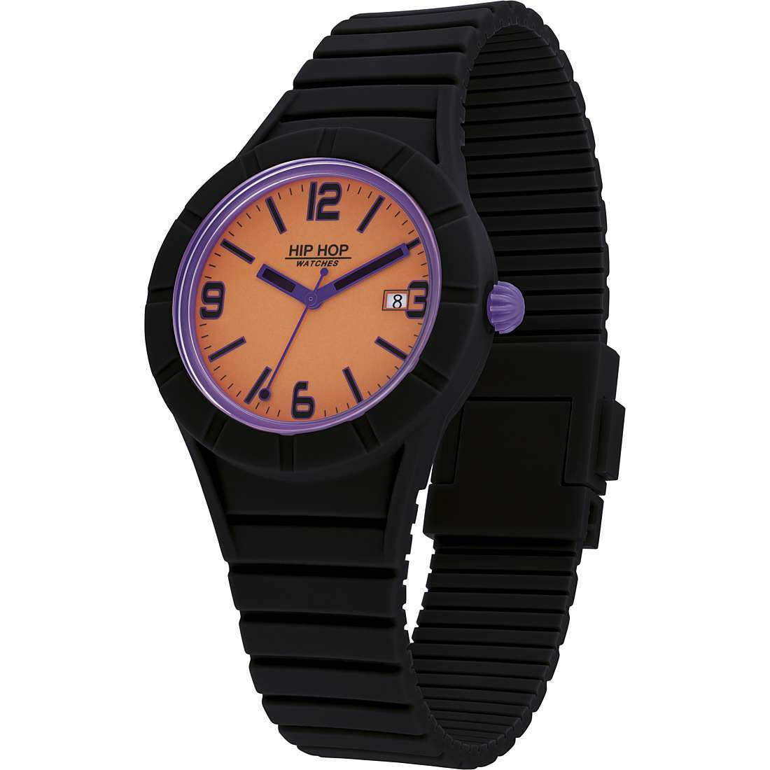 Pánske hodinky Hip Hop HWU1082 Black Orange