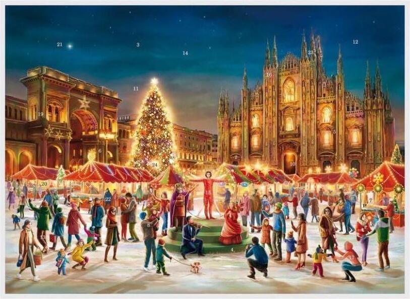 Adventný kalendár č. 336 Miláno DIN A3