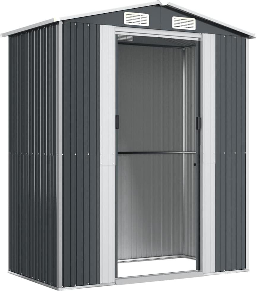 vidaXL Prístrešok na náradie Antracit 192x108x223 cm Pozinkovaná oceľ