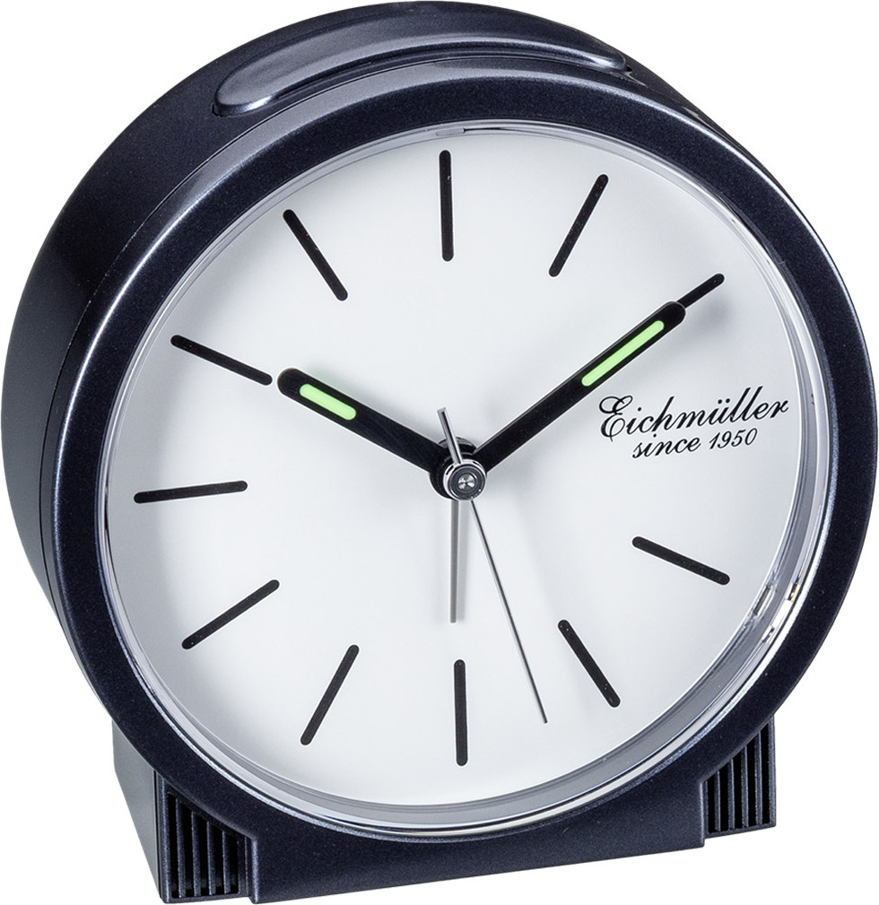 Eichmüller > Wecker Quarzwerk grau ansteigender Weckton > Kunststoff RE-38406-09