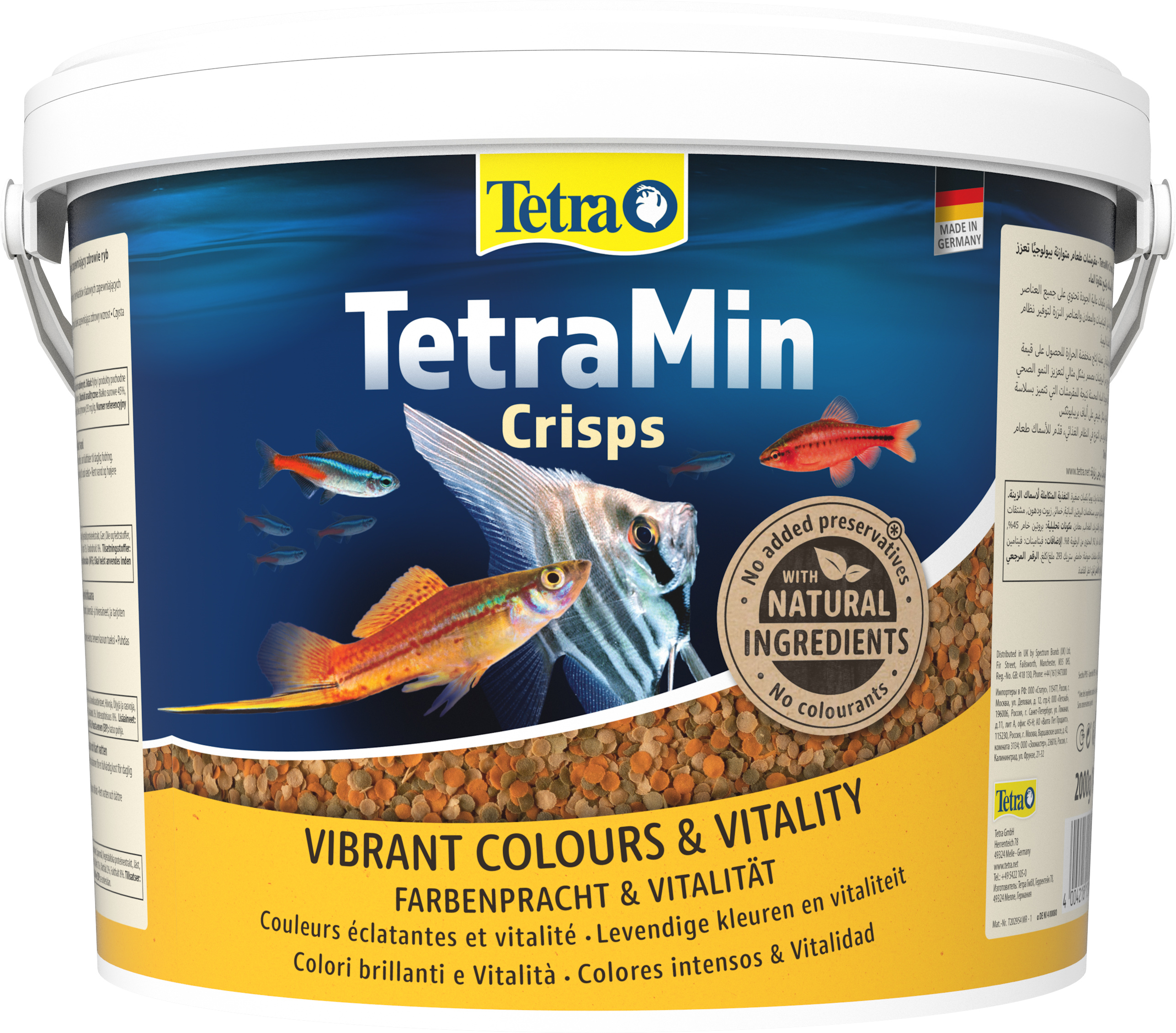 Tetra TetraMin Pro Crisps, Tropenfisch, Trockenfischfutter, Kartoffelchips, 10 l, 1 Stück(e) 139497