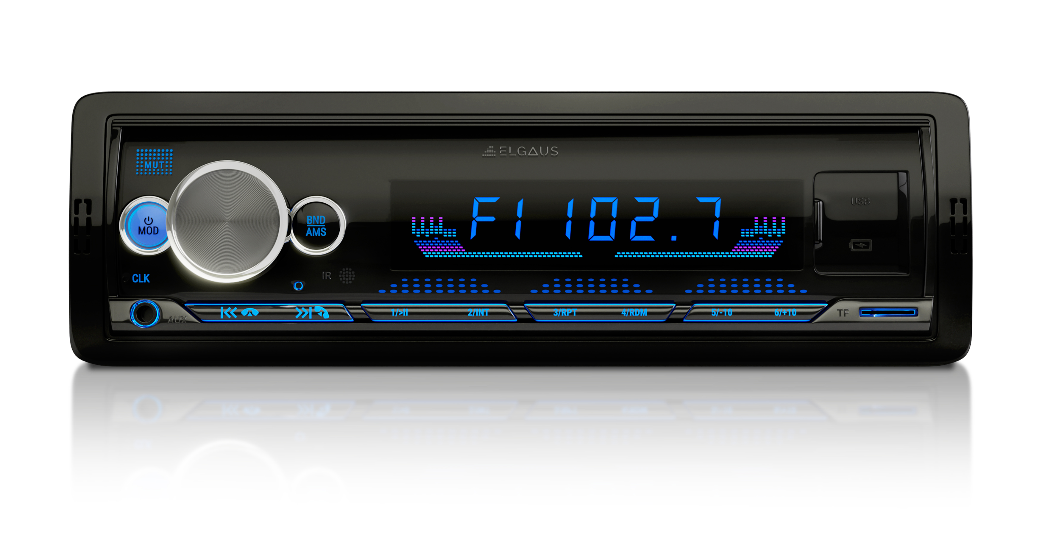 Autoradio mit Bluetooth Freisprecheinrichtung und Lenkrad-Fernbedienung, 1  DIN Autoradio MP3 Player/FM Radio, 2 USB Anschlüsse für Musikspielen und  Aufladen: : Elektronik & Foto
