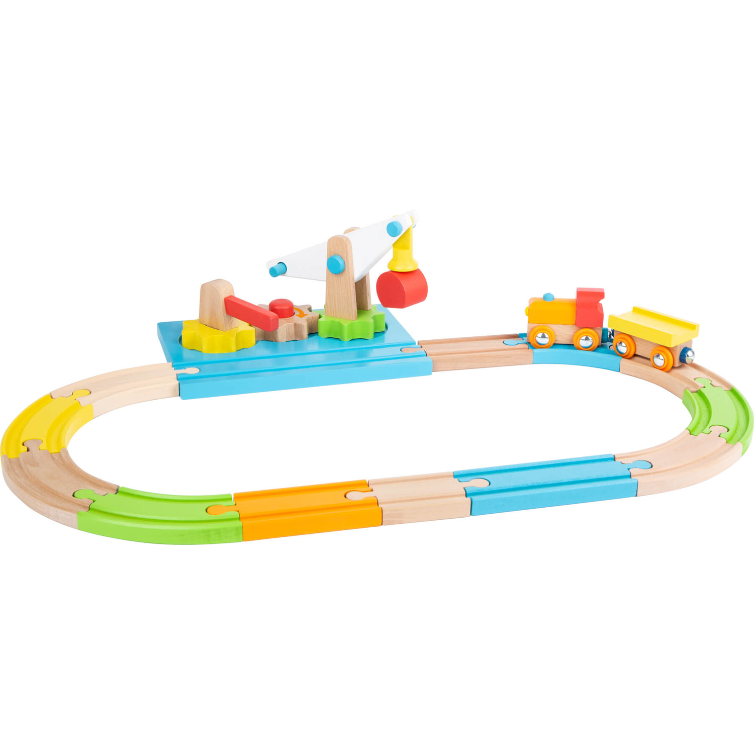 Legler Holzeisenbahn Junior Kran 11494
