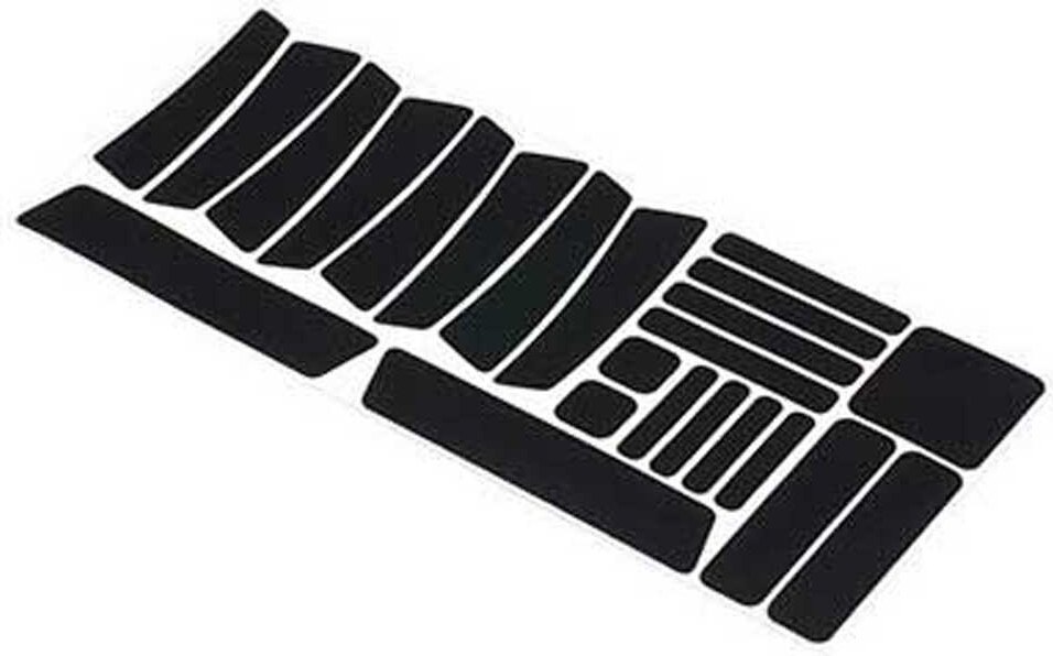 BBB Reflexion sticker set MultiVis 3M Reflexion 265 x 115mm schwarz 358865