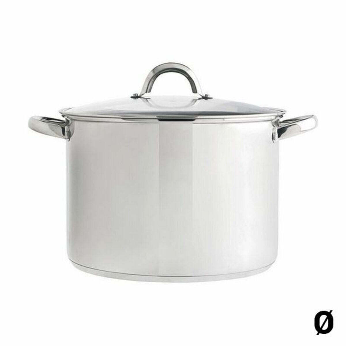 Topf mit Glasdeckel Quid Metall Stahl - 26 cm 215698