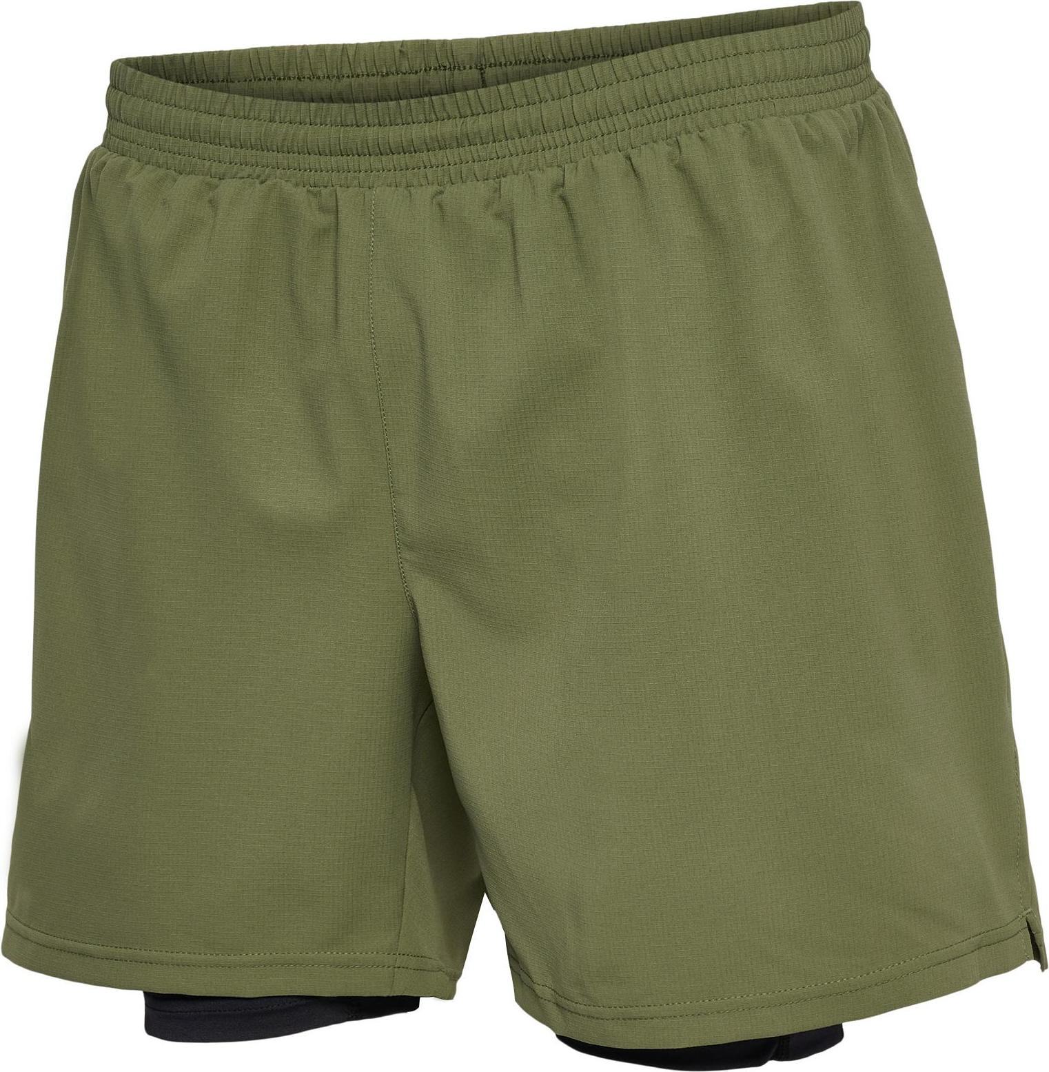 Hummel nwlDALLAS SHORTS 2IN1 MEN FOUR LEAF CLOVER FOUR LEAF CLOVER L E-58693