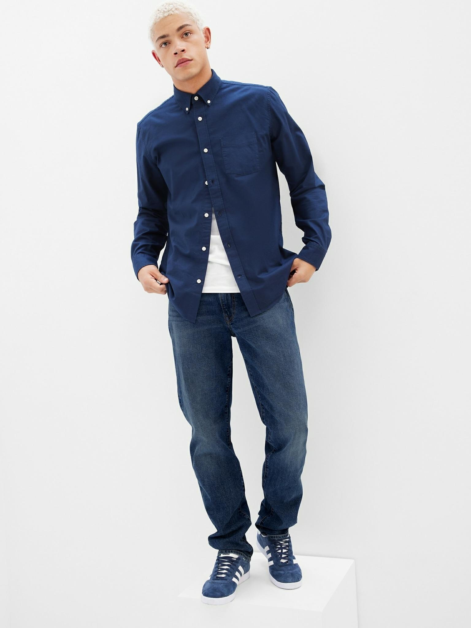 Gap Jeans mit geradem Schnitt und flexiblem Material, Größe 34X34 413718-00__34X34