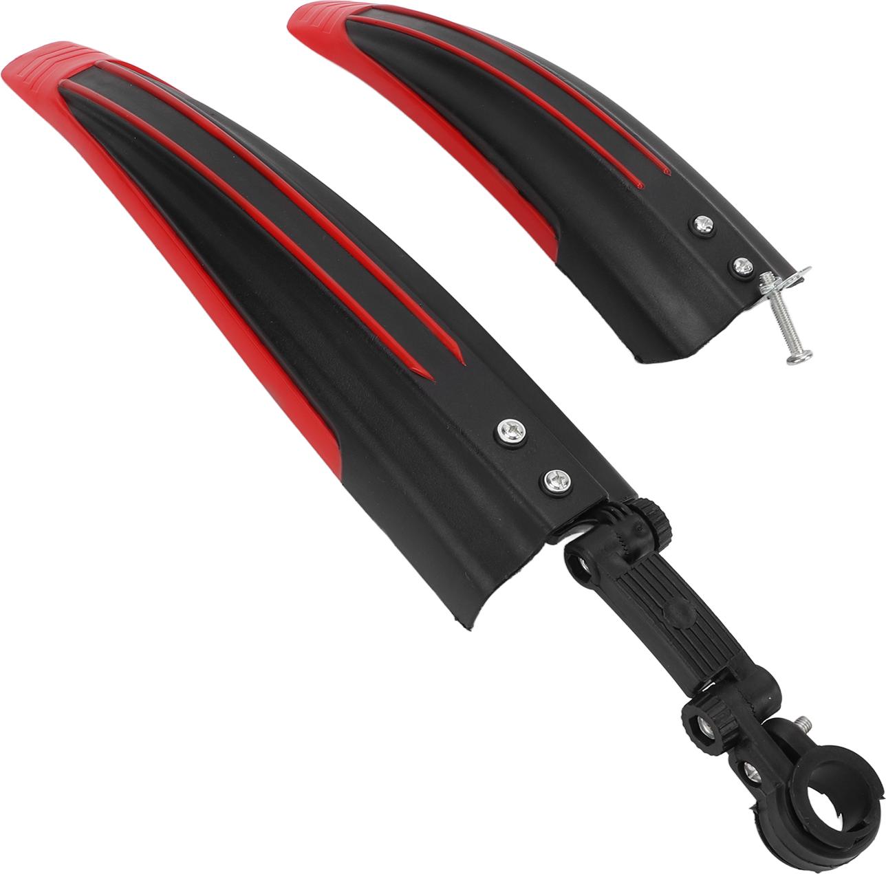 Cocosity Fahrrad-Kotflgel Vorne Hinten, Verstellbare Kotflgel Vorne Hinten, Fahrrad-Kotflgel, Verdickter Verbreiterter Kotflgel fr Rennrad, Mountainbike (Rot)