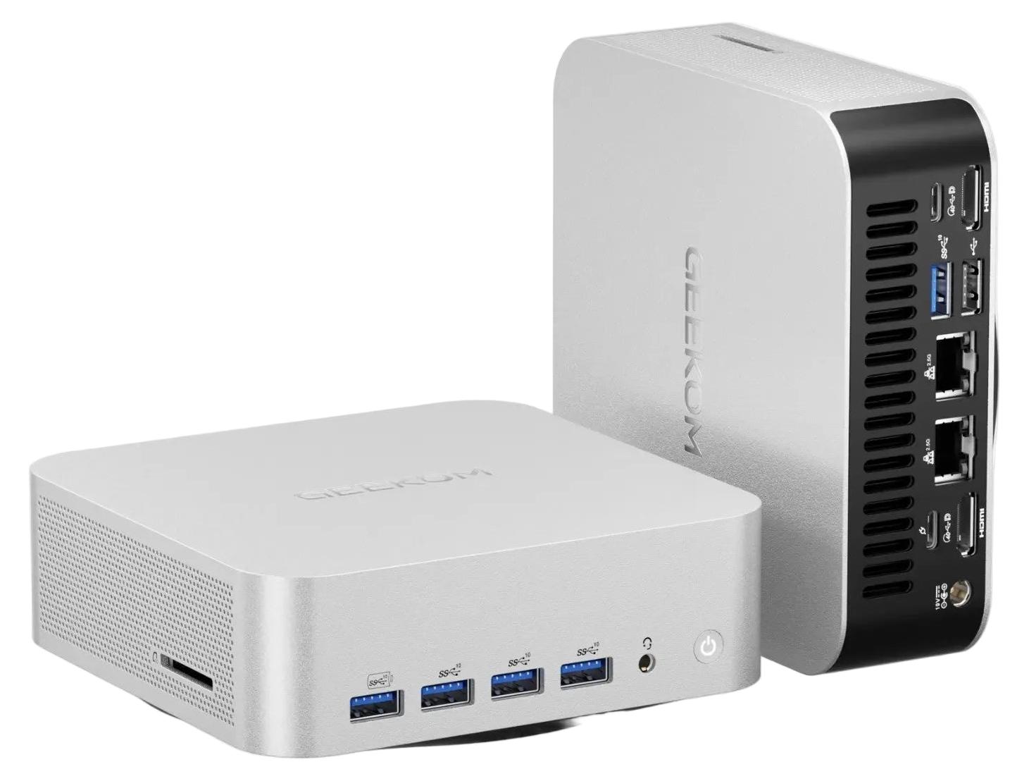 Geekom A8 Max R7 Mini PC AMD Ryzen 7 8745HS 16GB DDR5 RAM 1TB SSD Dual 2.5G LAN Win 11 Pro Virtualisierung Proxmox Homelab Office Desktop - BuyPlugGo