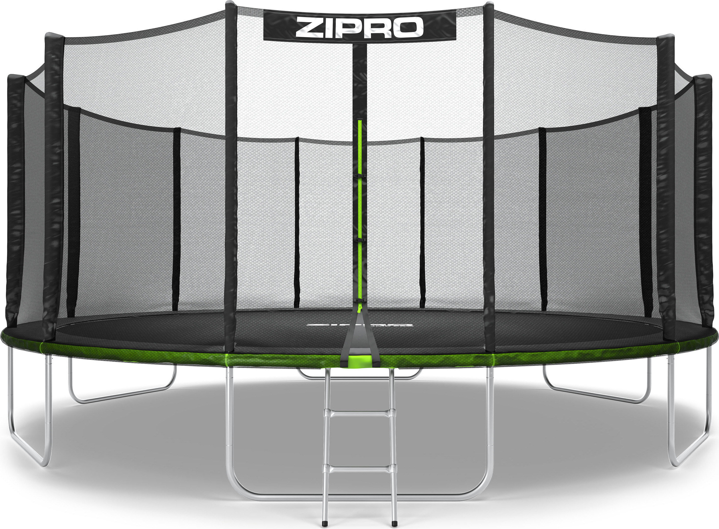 ZIPRO Jump Pro Out 16FT 496cm trampolína záhradná trampolína detská trampolína s vonkajšou sieťou a rebríkom