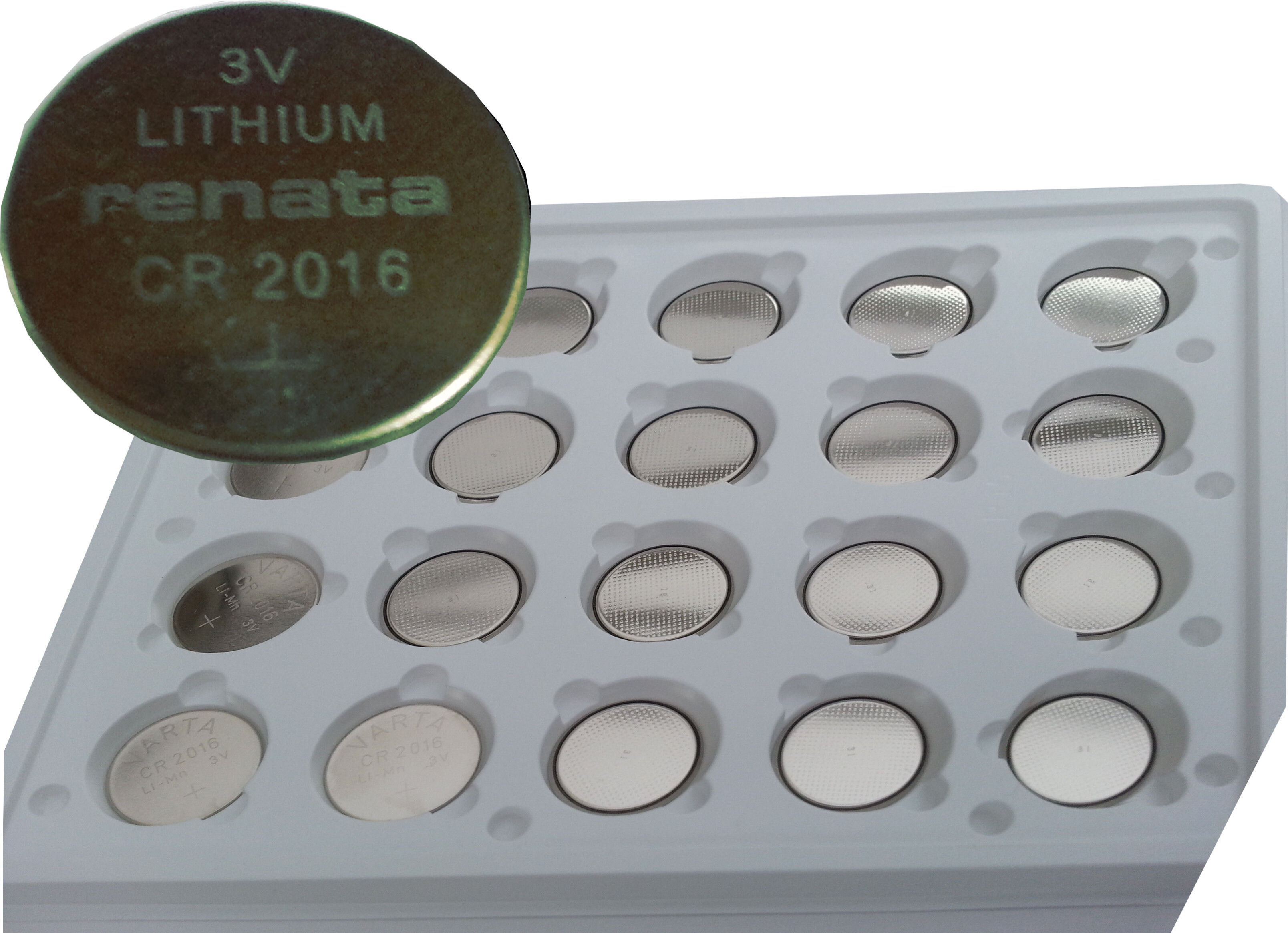 1x Renata - CR2016 Knopfzelle 3V Batterie Renata