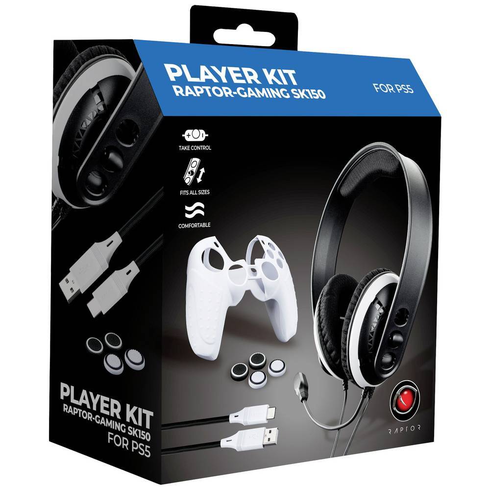 Raptor Gaming Starter Pack Playstation 5 u.a. Stereo slúchadlá