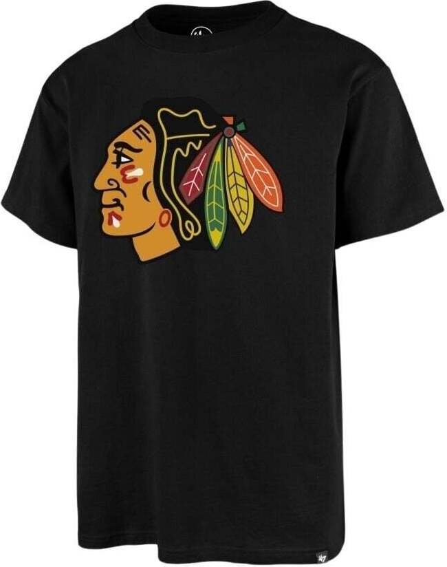 Chicago Blackhawks NHL Echo Tee Black M T-Shirt 544230-M