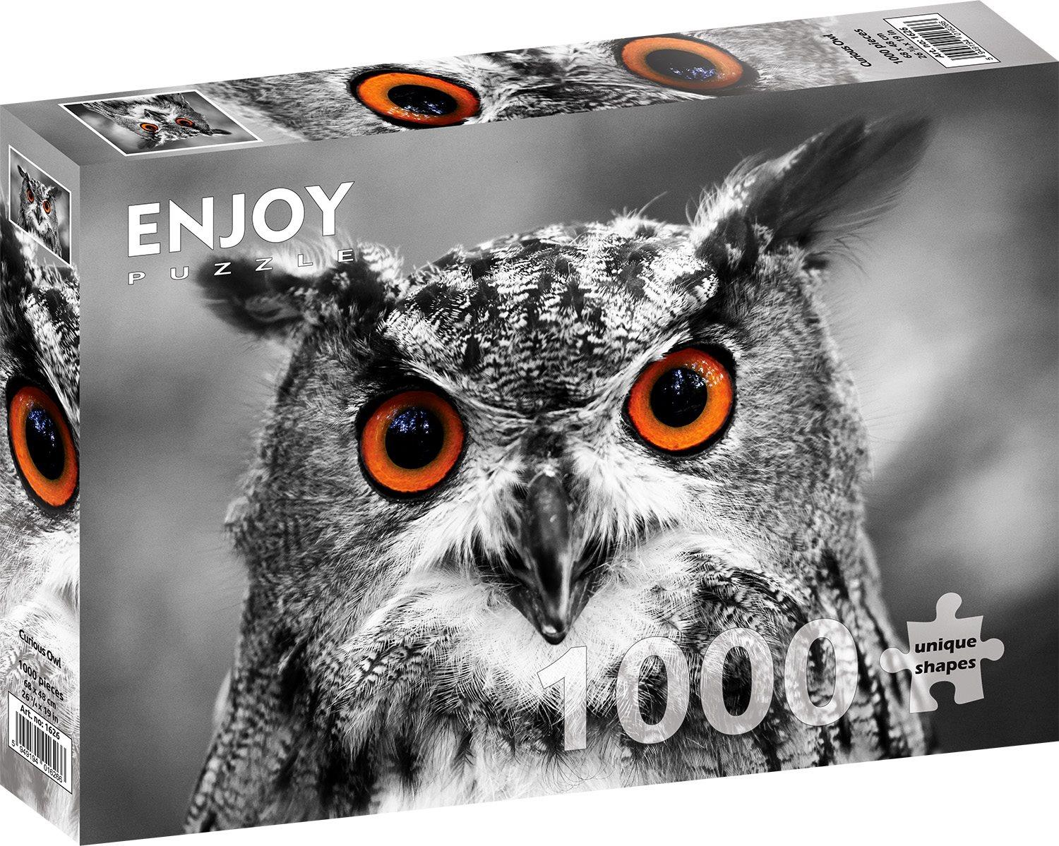 ENJOY Puzzle Neugierige Eule 1000 Teile ENJOY-1626