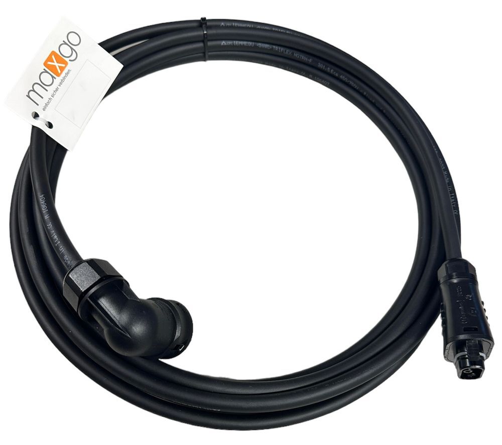 maxgo Solar Kabel AC- Stromkabel Verlängerungskabel H07RN-F 3G1,5mm² HMS-Feldstecker auf Wieland Für Hoymiles Mikro-Wechselrichter 3-30m, Größe:15m S315HMSW15
