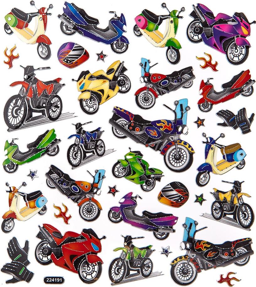 Dalprint Deko-Aufkleber MOTORRÄDER Motorräder Roller 34 Stk.