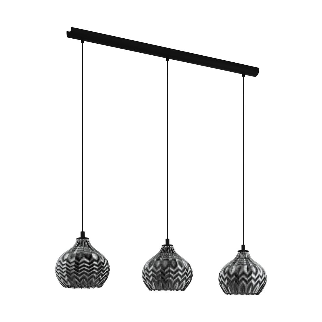 EGLO Tamallat, 3 Glühbirne(n), E27, IP20, Schwarz 43577