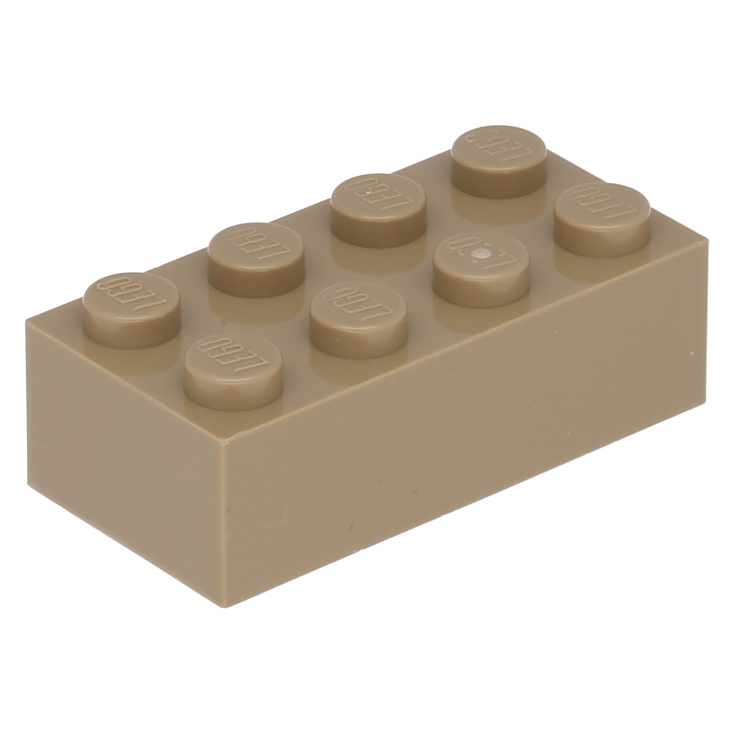 Lego® 2x4 kocky 3001 - 10 kusov Tmavo béžová
