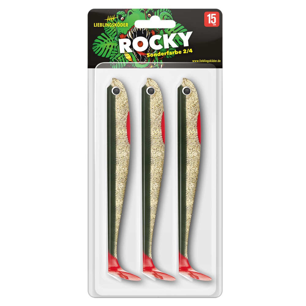 Lieblingsköder Lieblingsköder Rocky Gummifisch Farbe: Rocky GU0150LARO