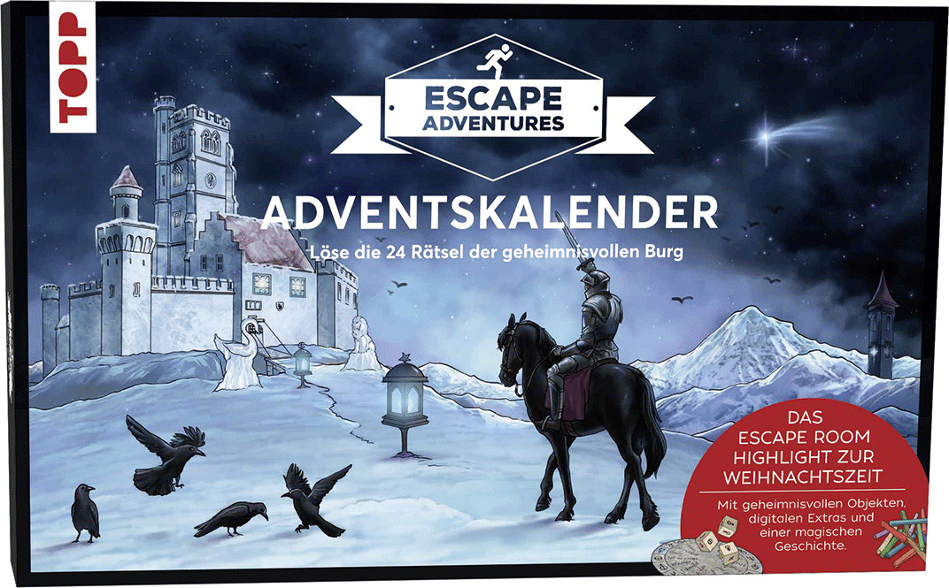 frech verlag ADV.KAL.19 ESCAPE ADVENTURES ADVENTURES BU 18056