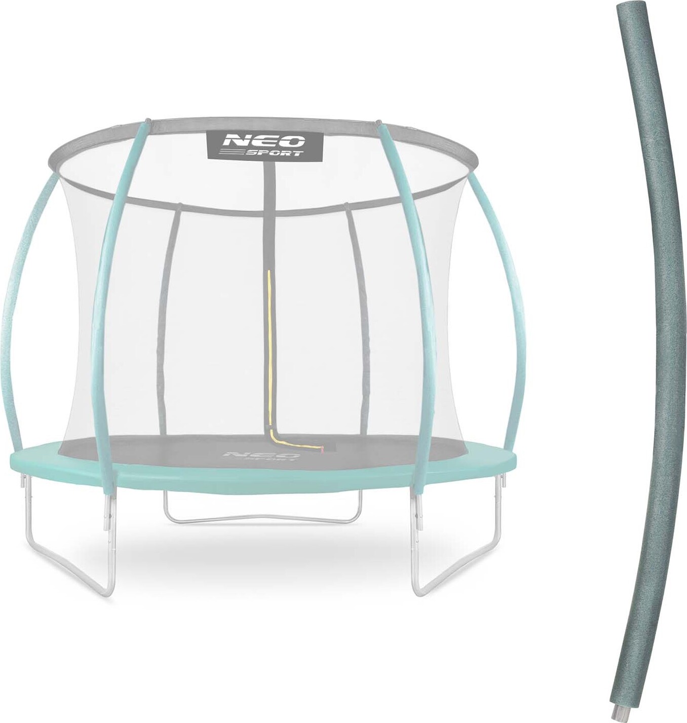 Trampolína horný stĺpik typ C 8-14 ft zelená Neo-Sport