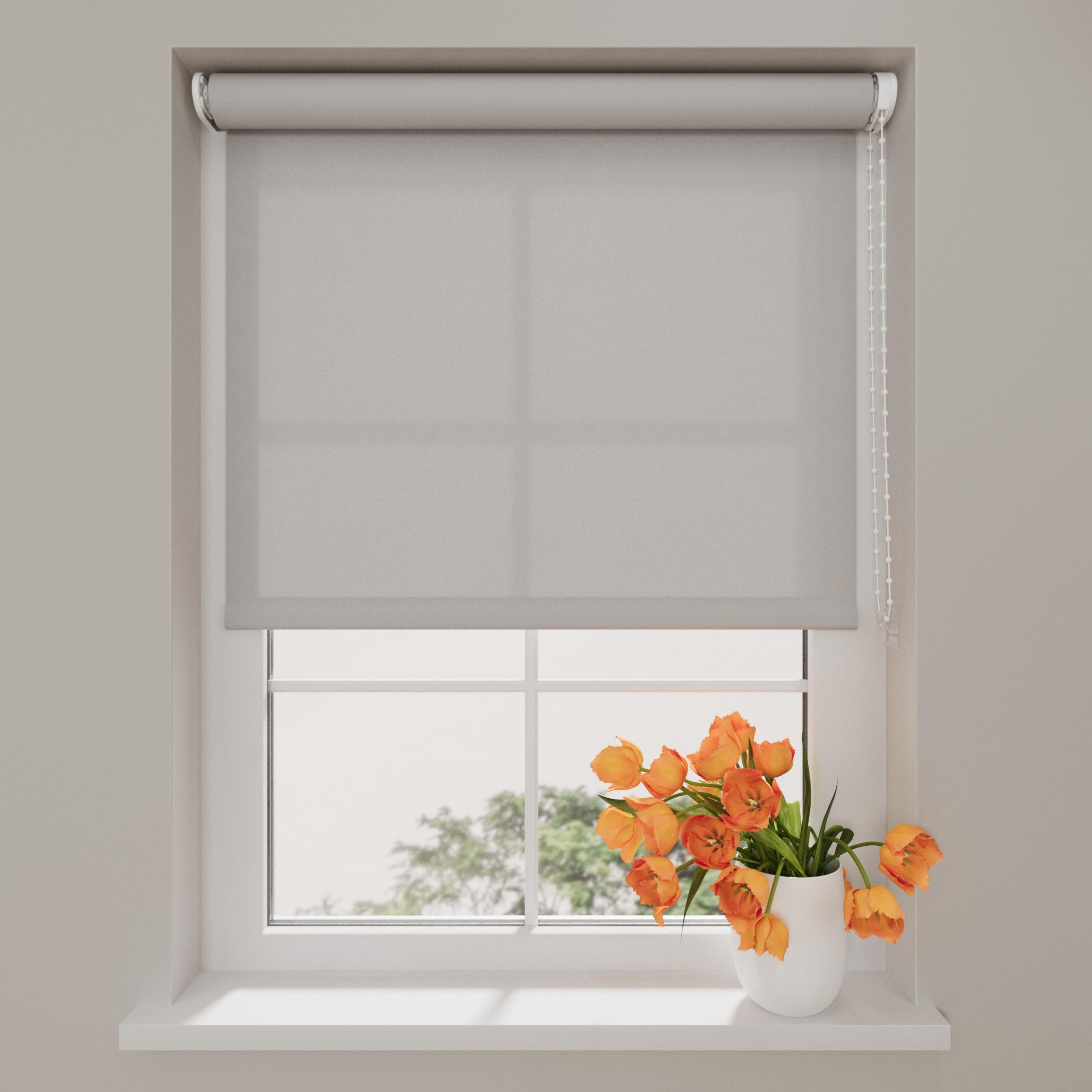 Radeco Rollo Easy Base - Lichtdurchlässig - Grau - 150 x 190