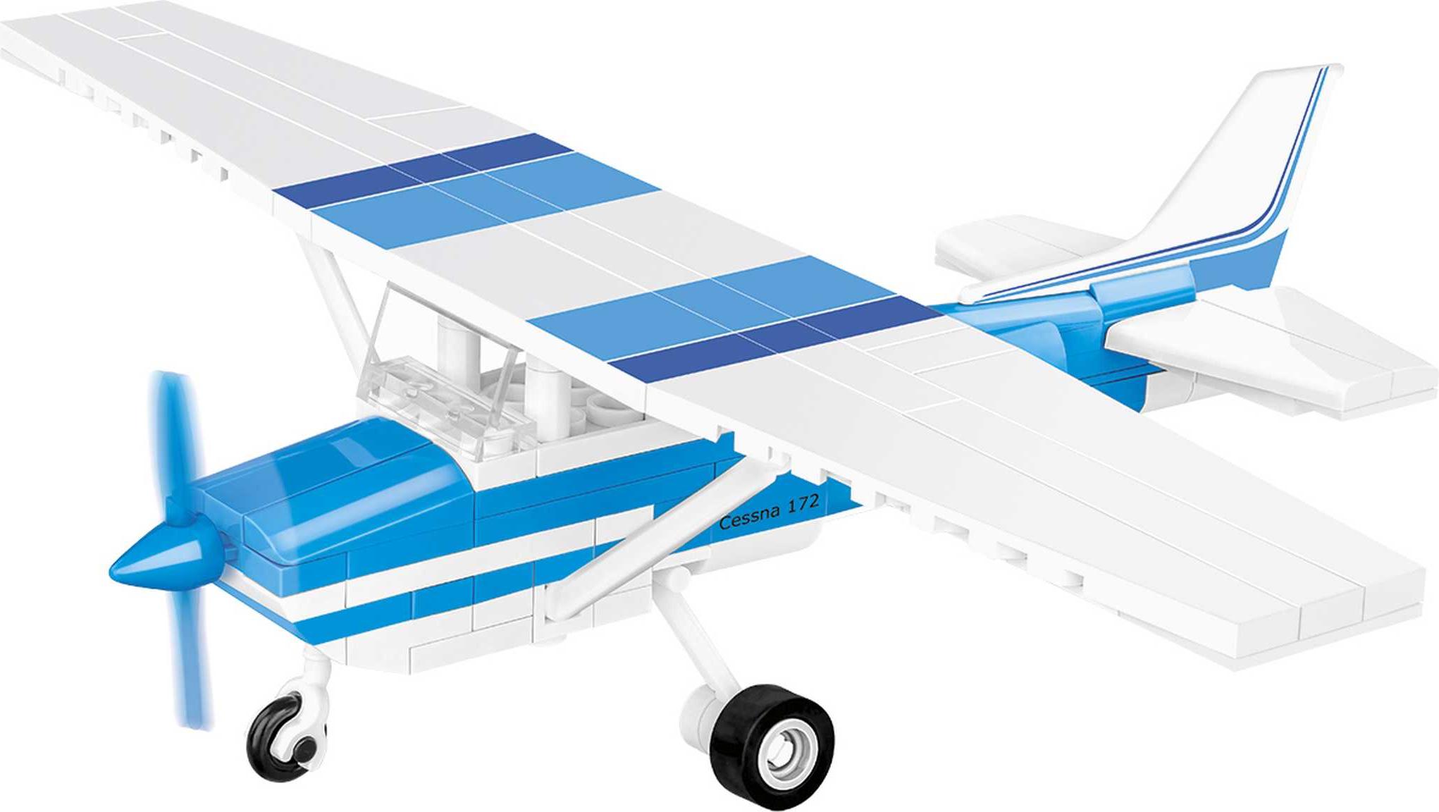 COBI Cessna 172 Skyhawk Set 1:48 162 Teile weiß-blau 26622 CB-26622