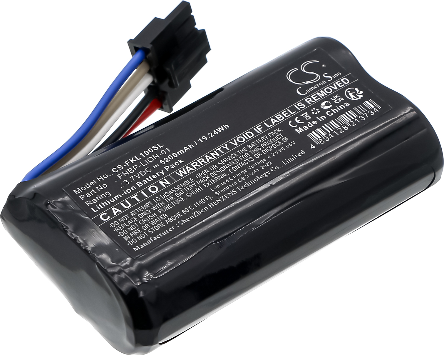 TECHTEK Akku Kompatibel mit [Fluke] LinkIQ, LIQ-100, LIQ-100-IE, Networks LIQ-100-IE, Networks LIQ-100/FPC3, Networks LIQ100, Networks LIQ100 LinkIQ