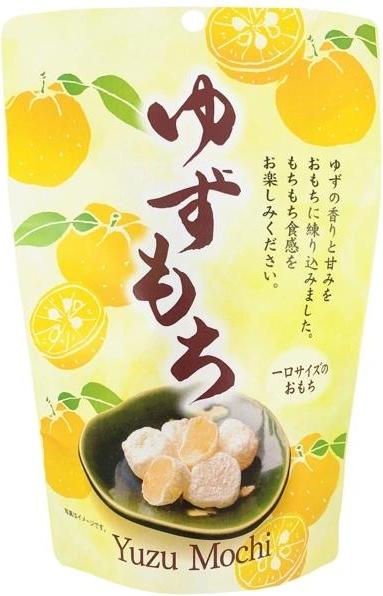 Seiki | Yuzu Mochi - 130g - Japanische Reiskekse - Yuzu-geschmack - Enthält Milch Und Soja