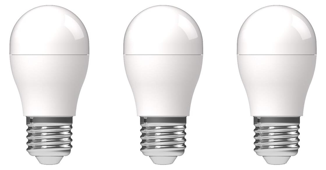 Avide E27 LED Lampe 2,9W Hohe Lichtausbeute (470 Lumen) 240V 4000K P45 3 Stück A-40135-3