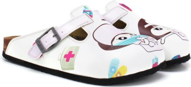 Damen Clogs Calceo für Ärzte und Krankenschwestern WCAL3467 41