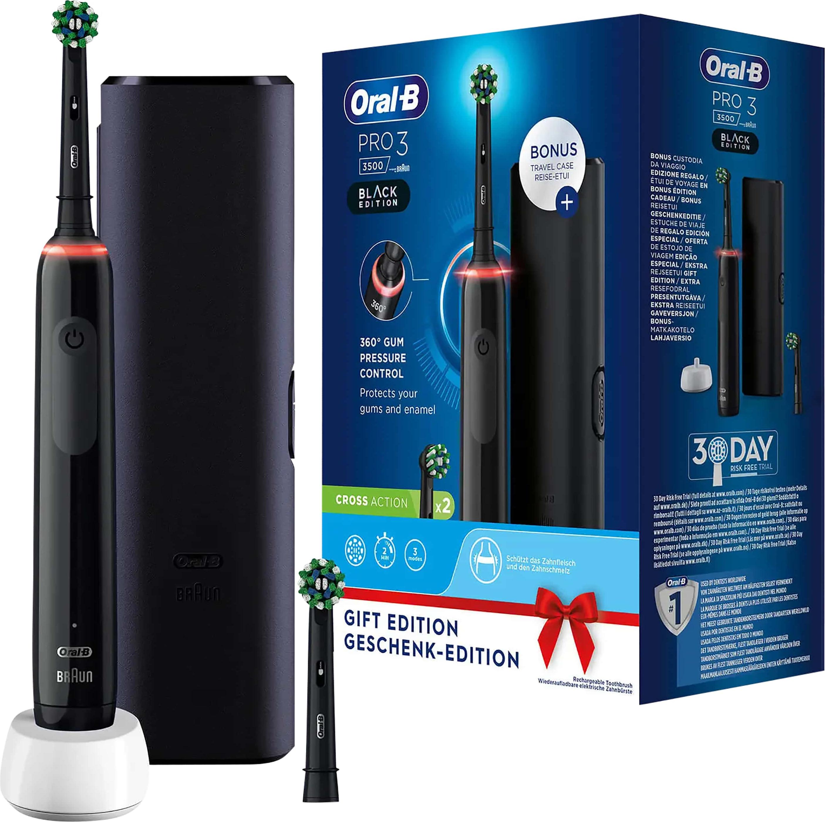 Oral-B Pro 3 3500 CrossAction Black