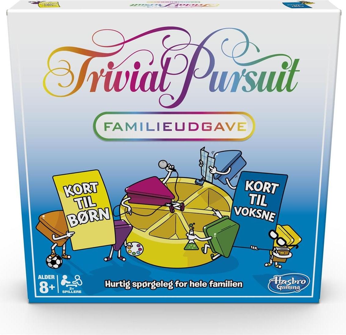 Hasbro Gaming Trivial Pursuit Family Edition, Stolová hra, Kvíz, 8 rok / roky, Family edition, N, Rodinná hra