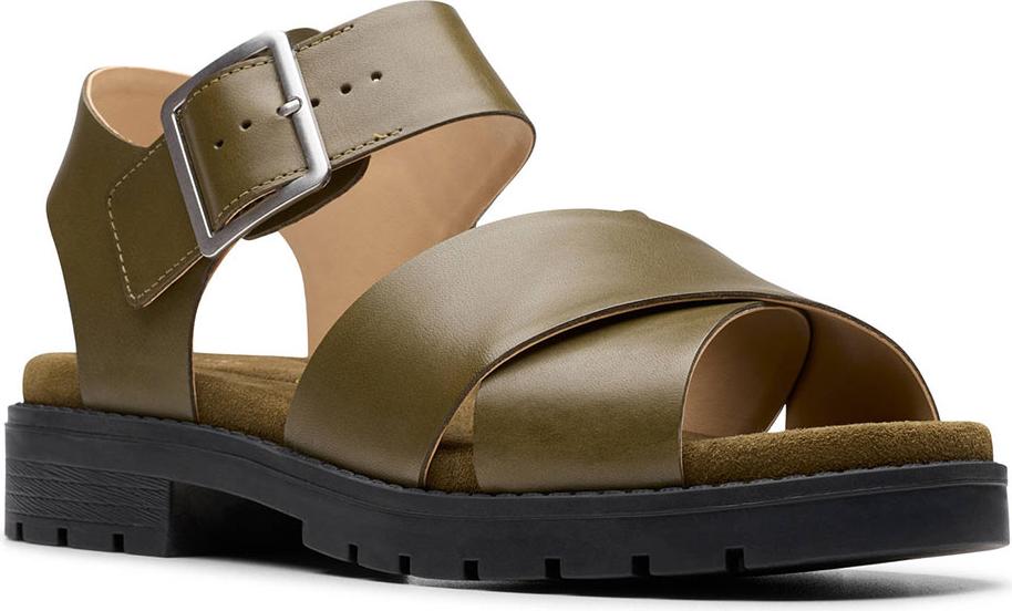 Clarks Shoes Orinoco Sandalen Grün EU 37 Damen Grün EU 37 26181351-DarkOliveLeather-4