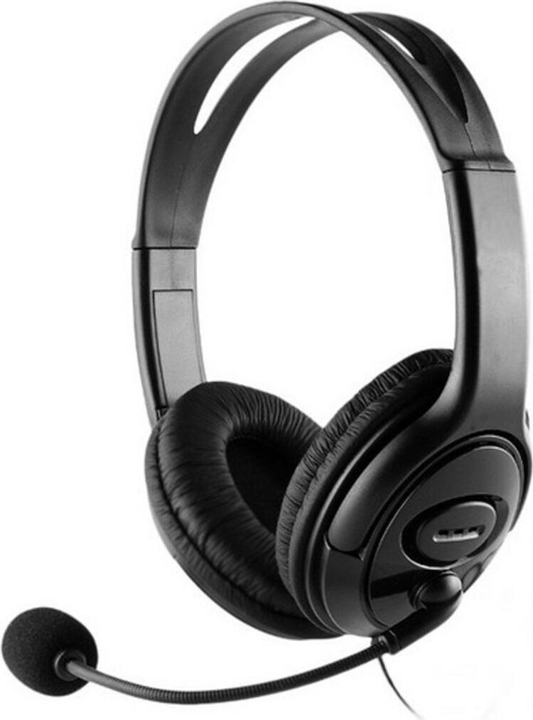 Slúchadlá s mikrofónom CoolBox Coolchat U1 Black
