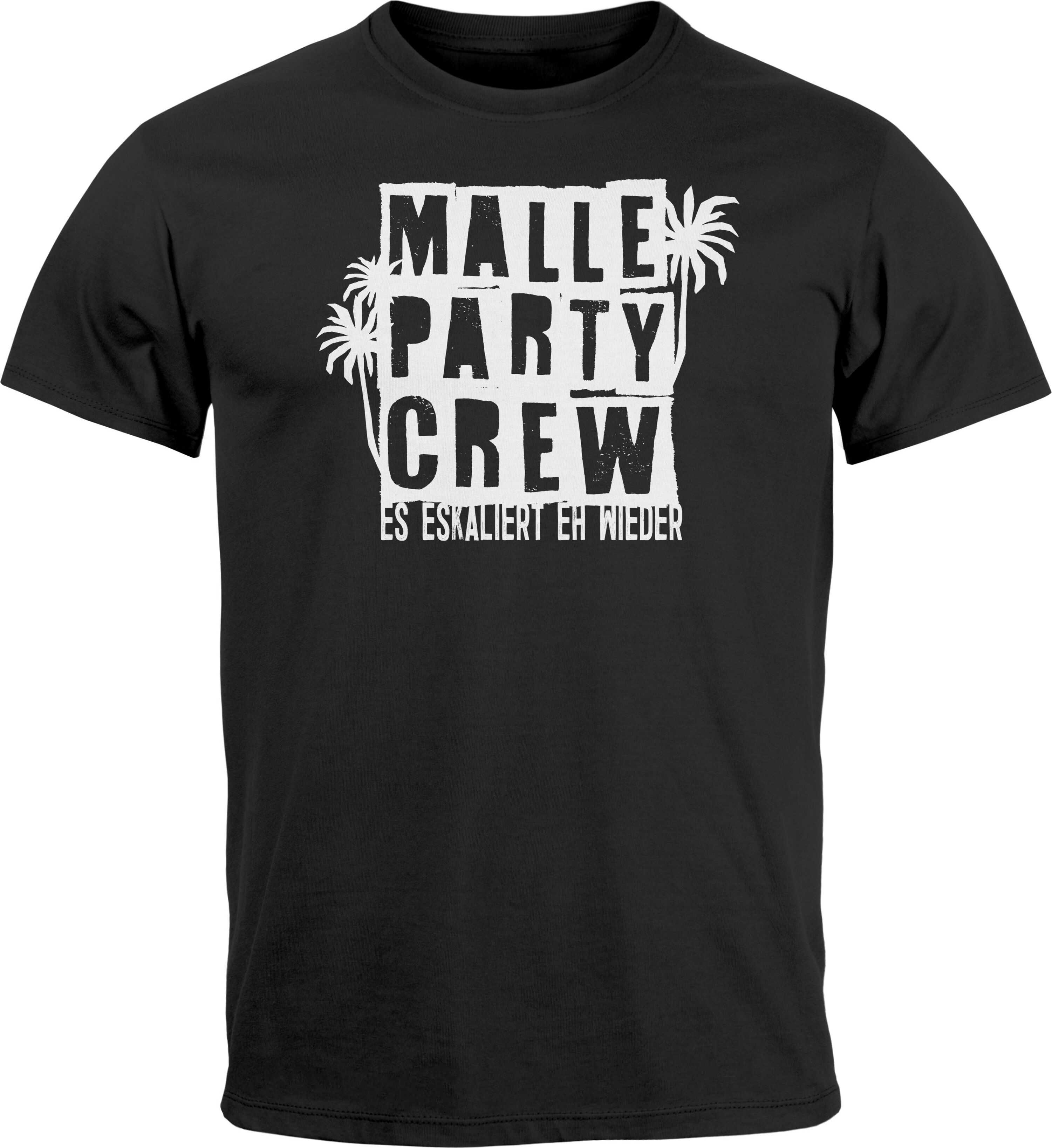 Herren Bier Alkohol Party Malle Vatertag T-Shirt - Lustiges Geschenk