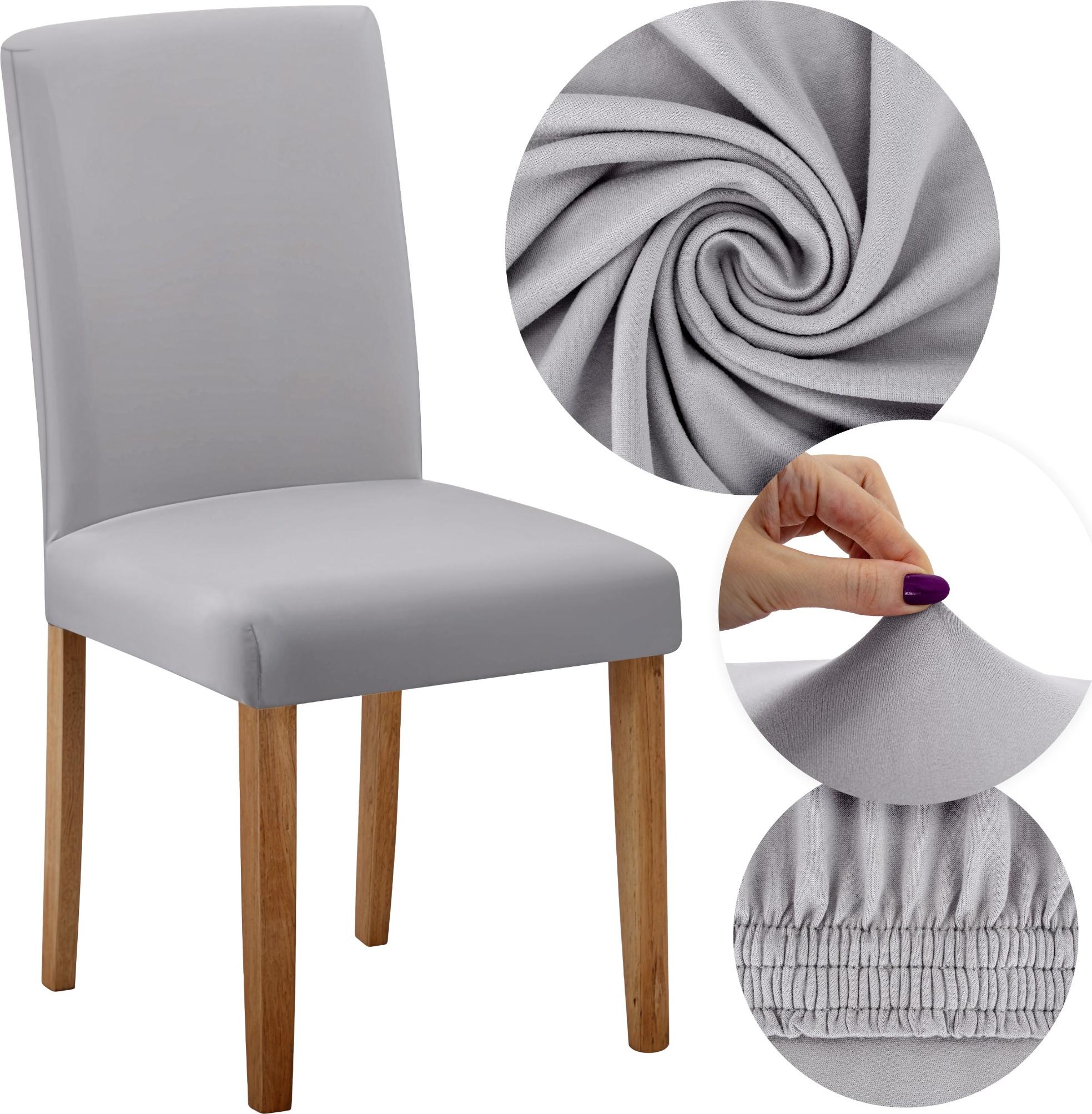 Domarex Elastische Stuhlhusse mit Gummizug, Universalbezug