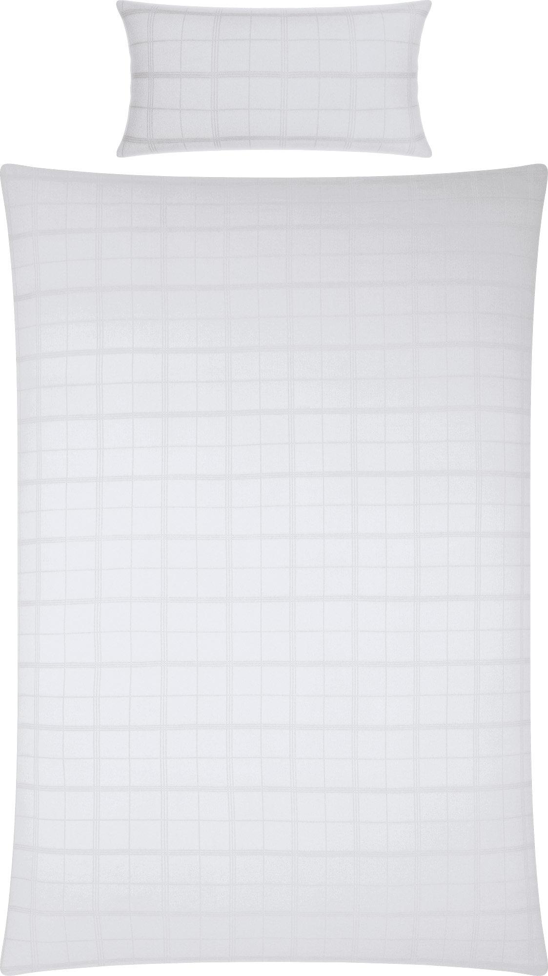 Erwin Müller Bettwäsche Passau" weiß - kochfest 1x 155x200 cm + 1x 40x80 cm"