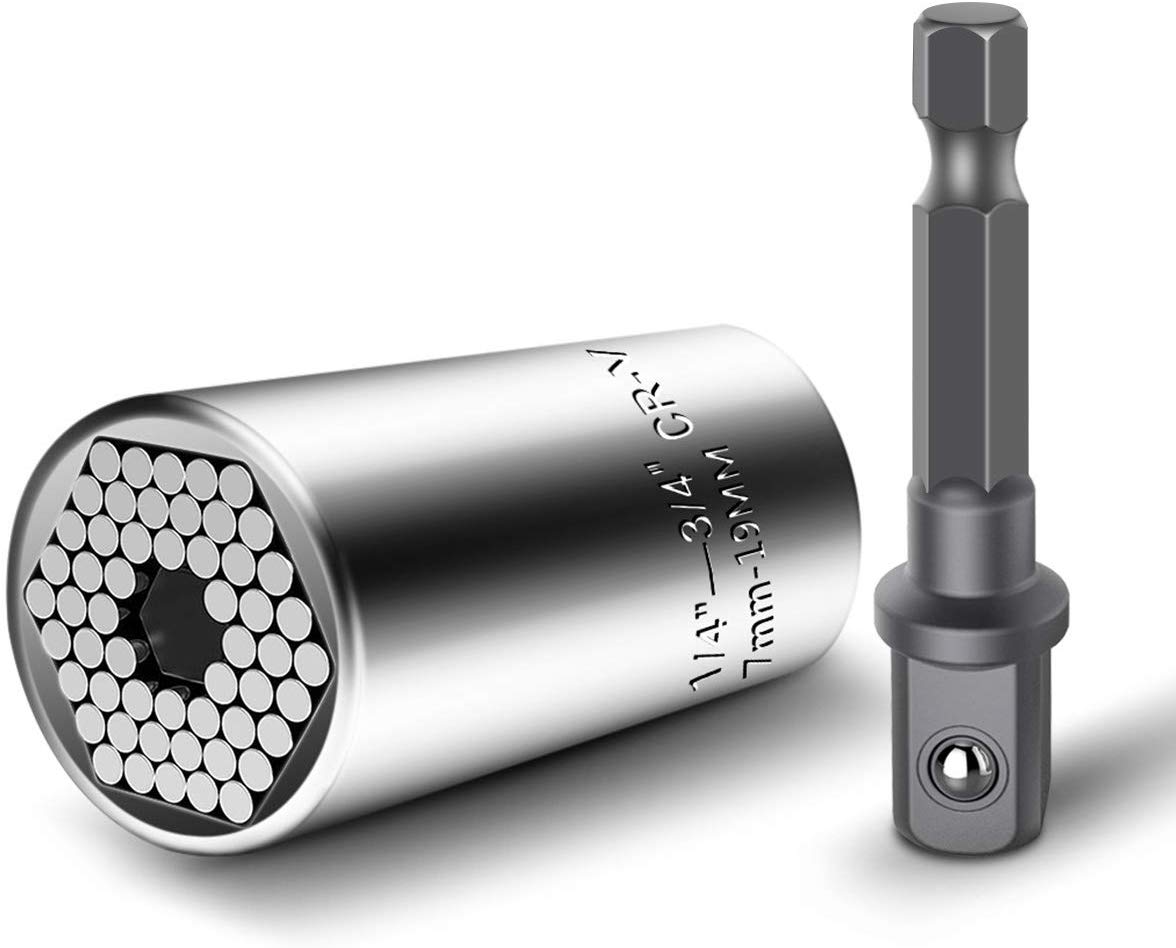 Mu... Universalschlüssel Gator Grip 7-19mm Universalnuss MOHOO Steckschlüssel 