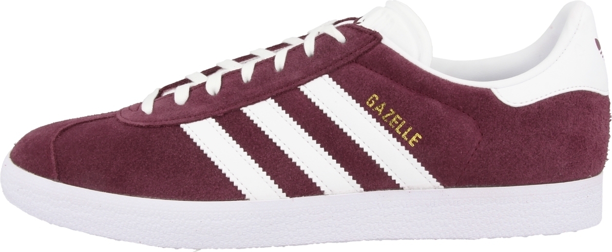 Adidas Originals Gazelle Collegiate Burgundy Ftwr White Gold Metal EU 42