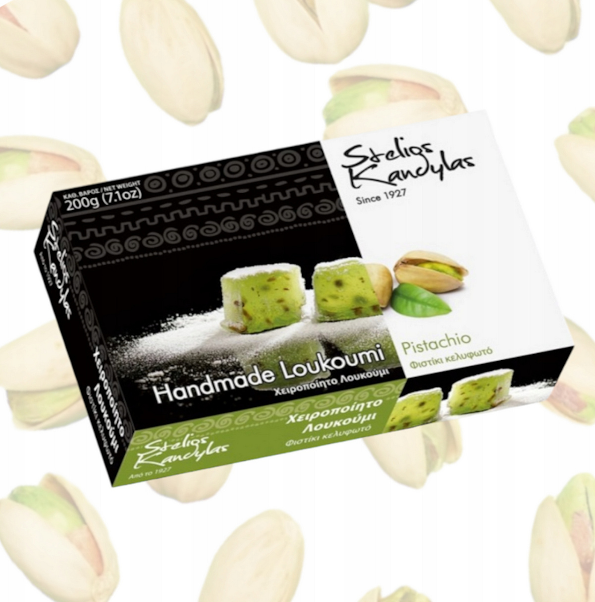 Kandylas Loukoumi mit Pistazien 200 g aus Griechenland