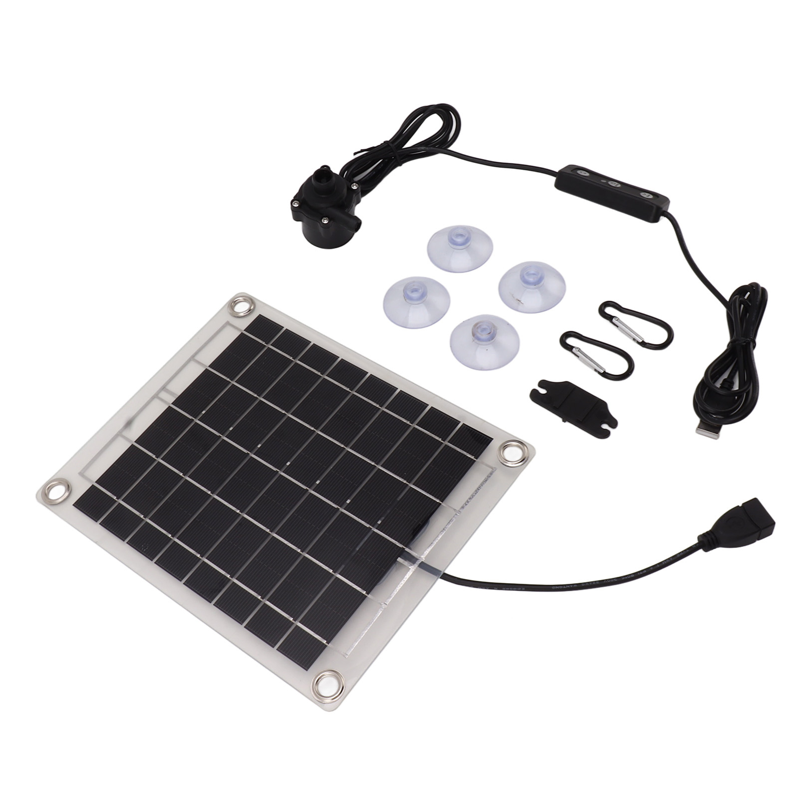 Cocosity Solar-Wasserpumpen-Bausatz,Solar-Wasserpumpen-Bausatz 20W,Solar-Wasserpumpen-Bausatz für Springbrunnen,Solar-Wasserpumpen-Bausatz für Teiche,Solar-Wasserpumpen-Bausatz für Vogelbäder,Solar-Wasserpumpen-Bausatz für Bewässerung,Solar-Wasserpumpen-Bausatz für Tauchbetrieb