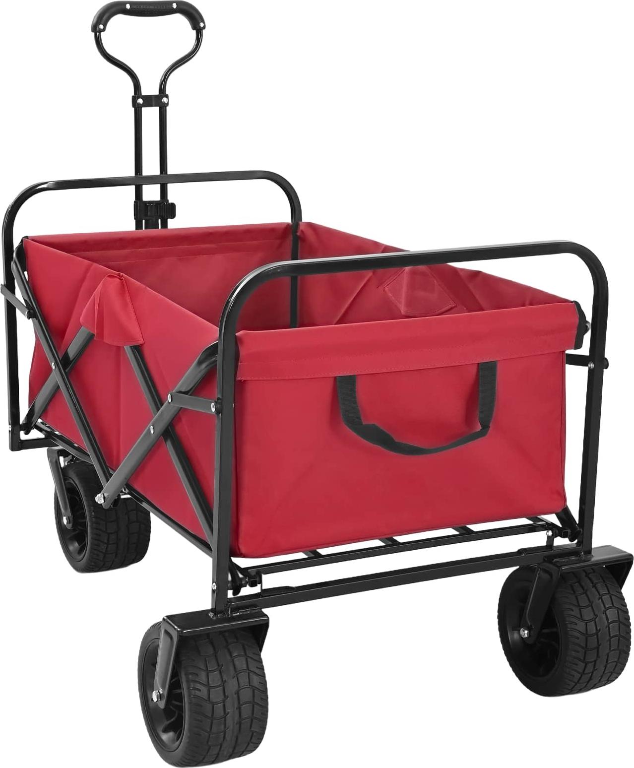 Syfax Faltwagen Rot 89 x 63 x 96 cm Stahl und Polyester-Oxford 45942020659