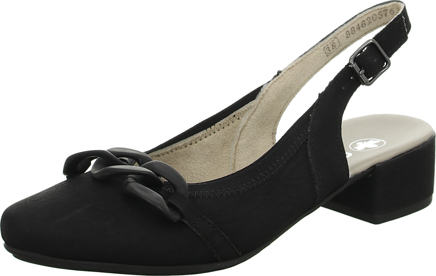 Rieker Slingpumps Damen 31373931353336 Schwarz 37 EU 47068-00